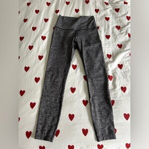 Lululemon Leggings Align 25 inch Heathered Grey Leggings Size 4